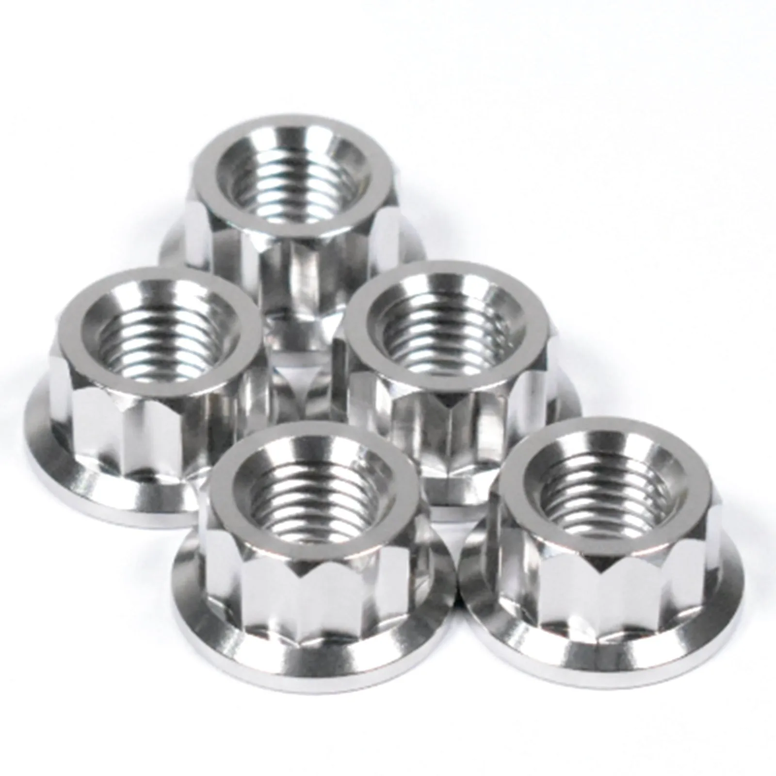 Suzuki Bandit 600, 650 & 1250 Titanium 12 Point Sprocket Nuts