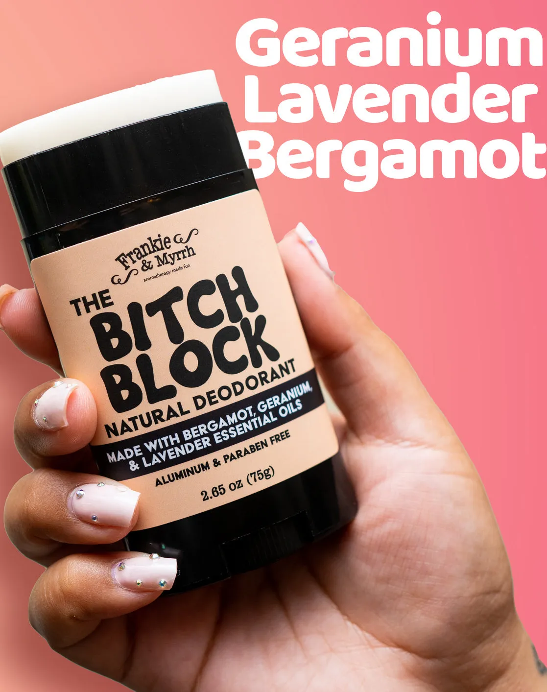 The B!#ch Block 2 Pack | Natural Deodorants | Geranium, Bergamot, Lavender