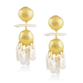 Tillie Pearl Statement Earrings