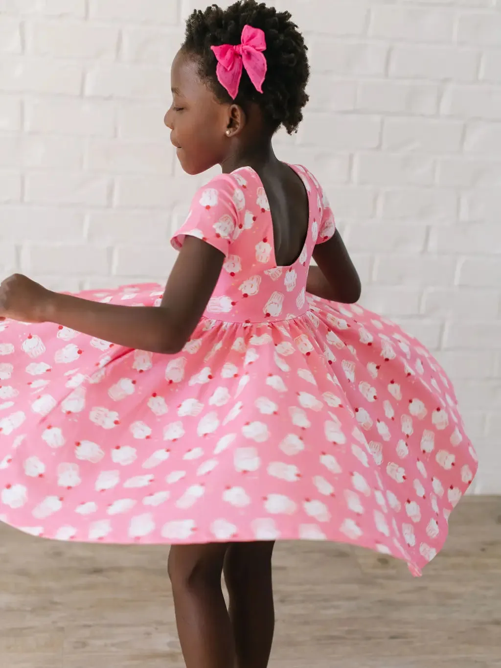 Twirl Dress - Pink Cupcakes