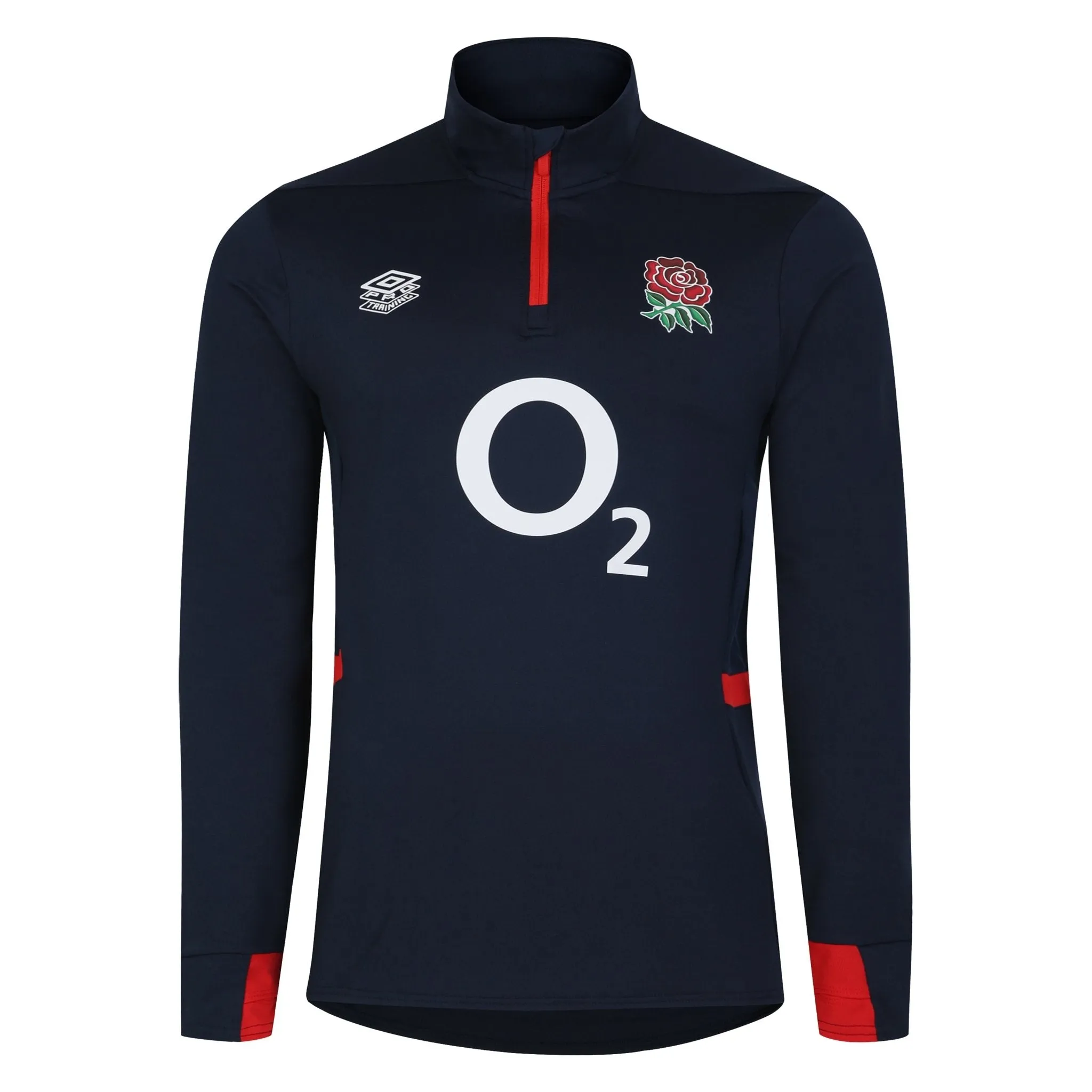 Umbro Junior England Rugby Mid layer Top 23/24 - Navy