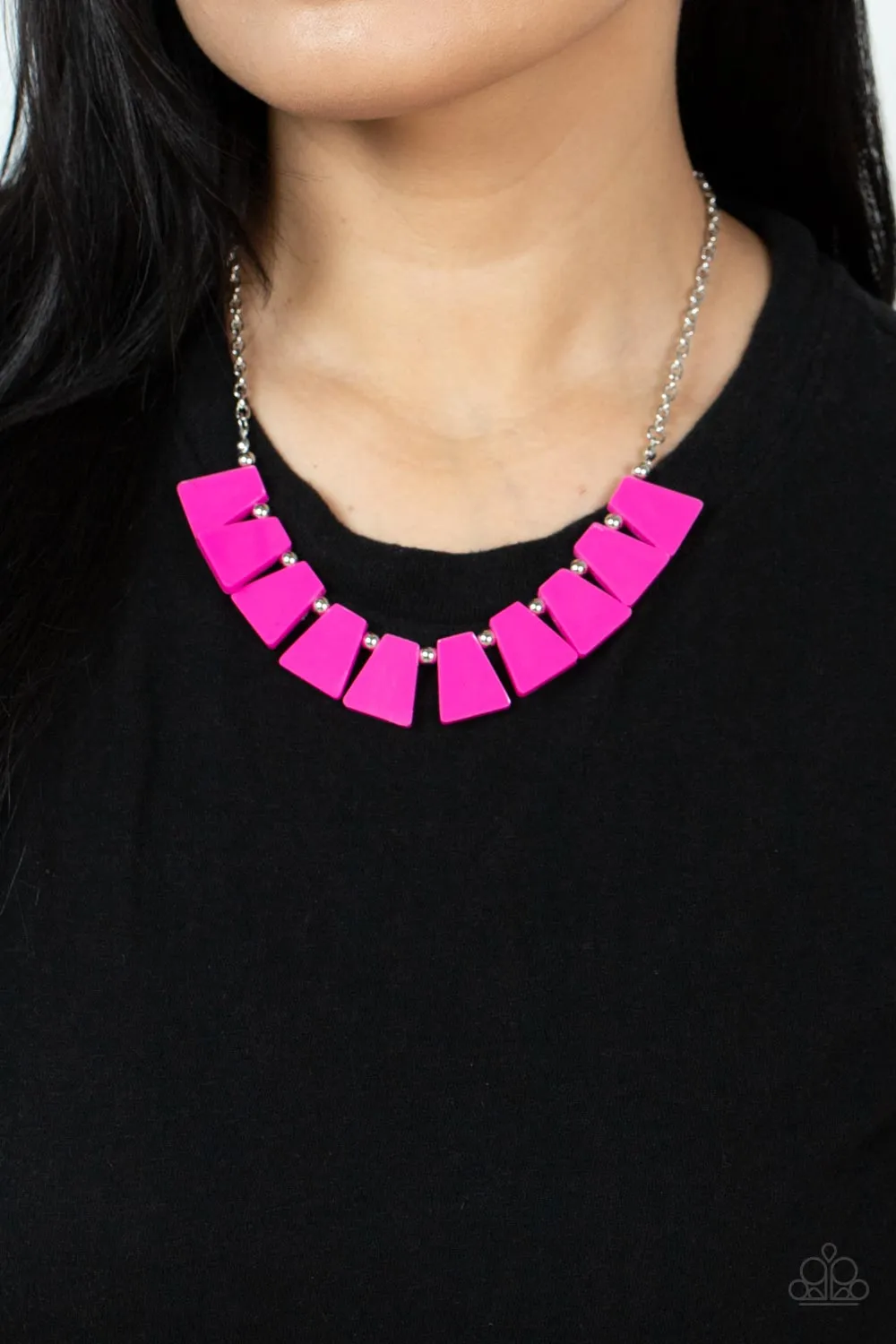 Vivaciously Versatile Pink-Necklace